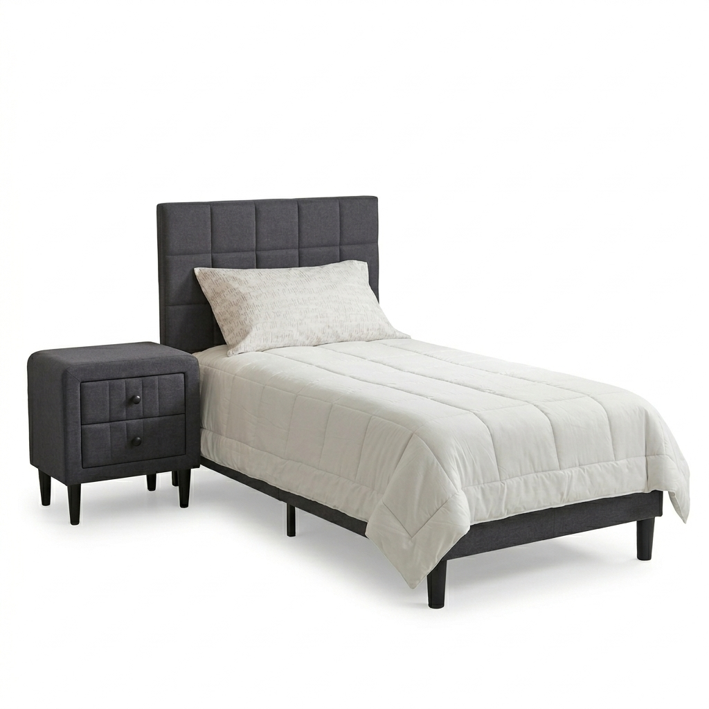 Cama Individual con Buró