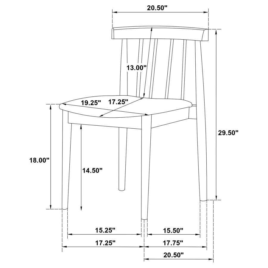 Mesa circular con 4 sillas
