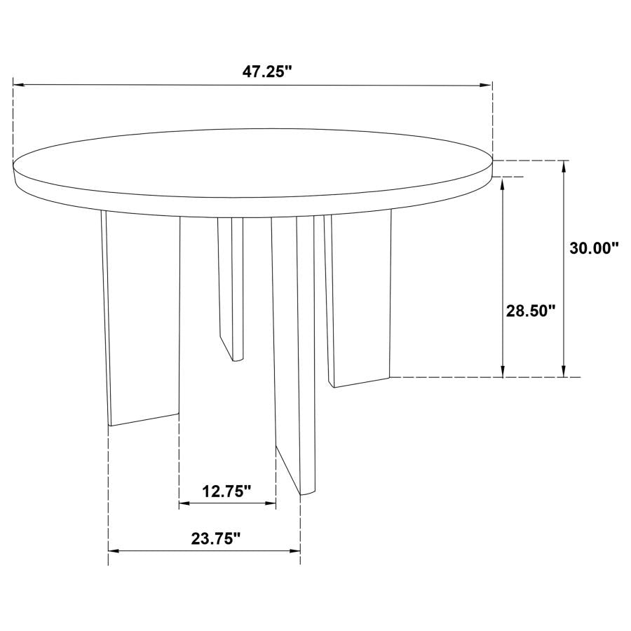 COMEDOR DUBLIN  CON 4 SILLAS COLOR GRIS