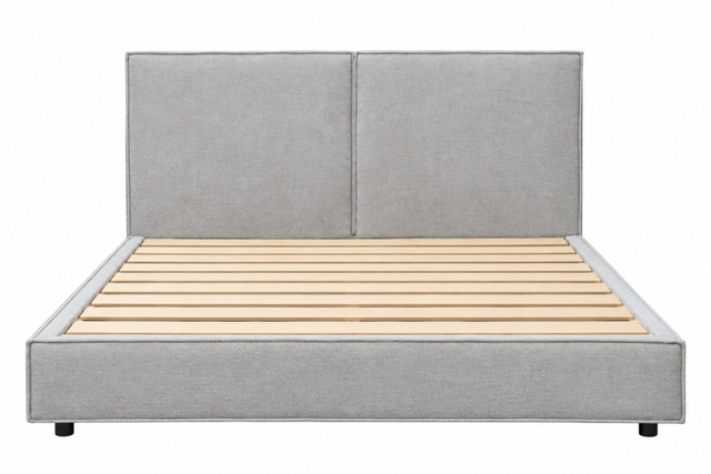 Cama King size modelo Sedona gris medio