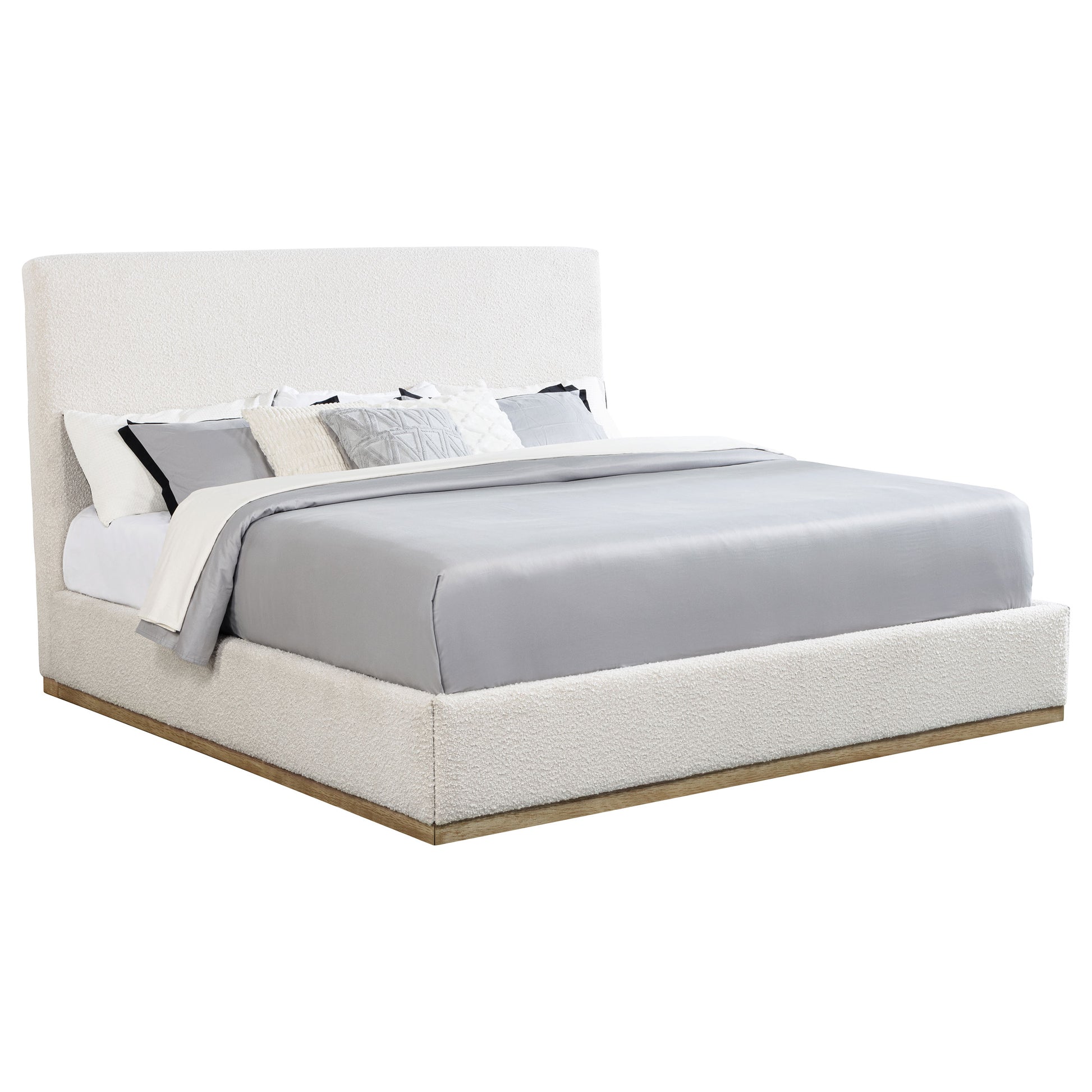 Cama King tapizada modelo Knox
