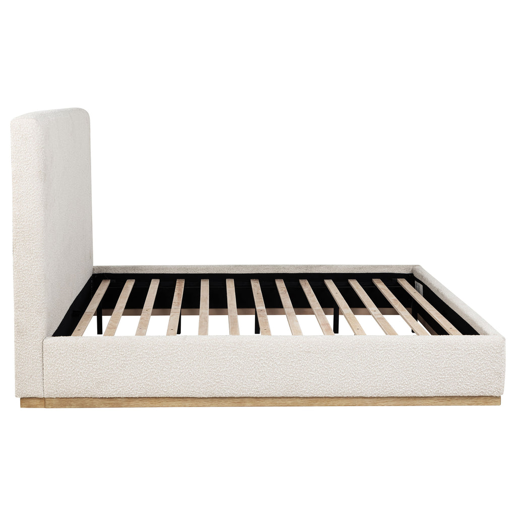 Cama King tapizada modelo Knox