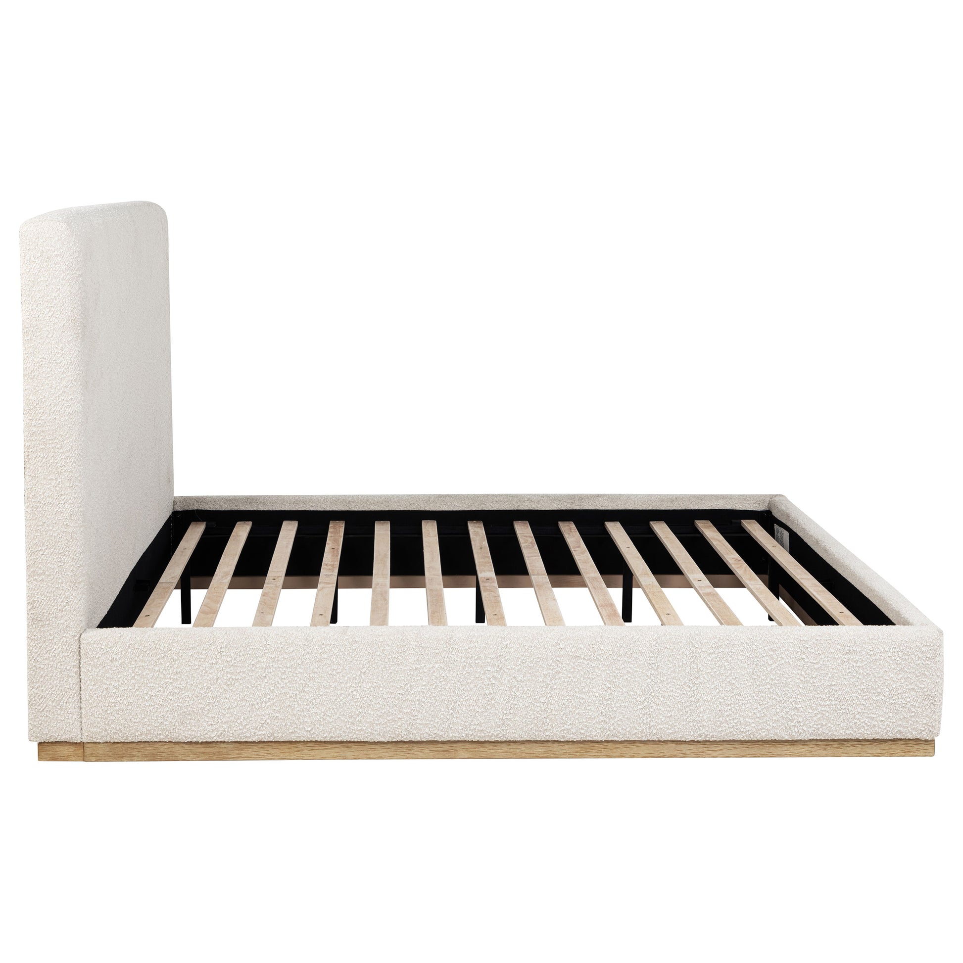 Cama King tapizada modelo Knox