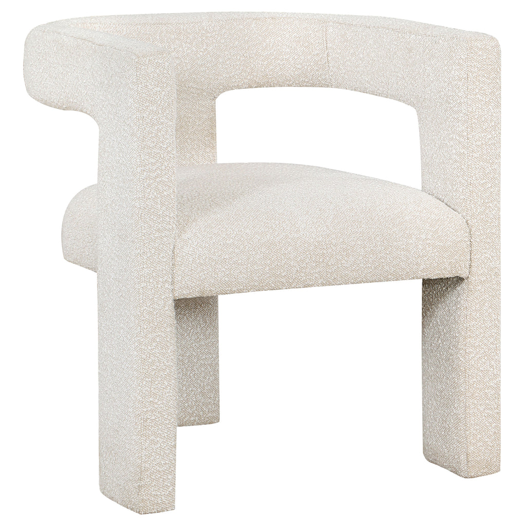 Silla Petra Tapizada en Tela Boucle