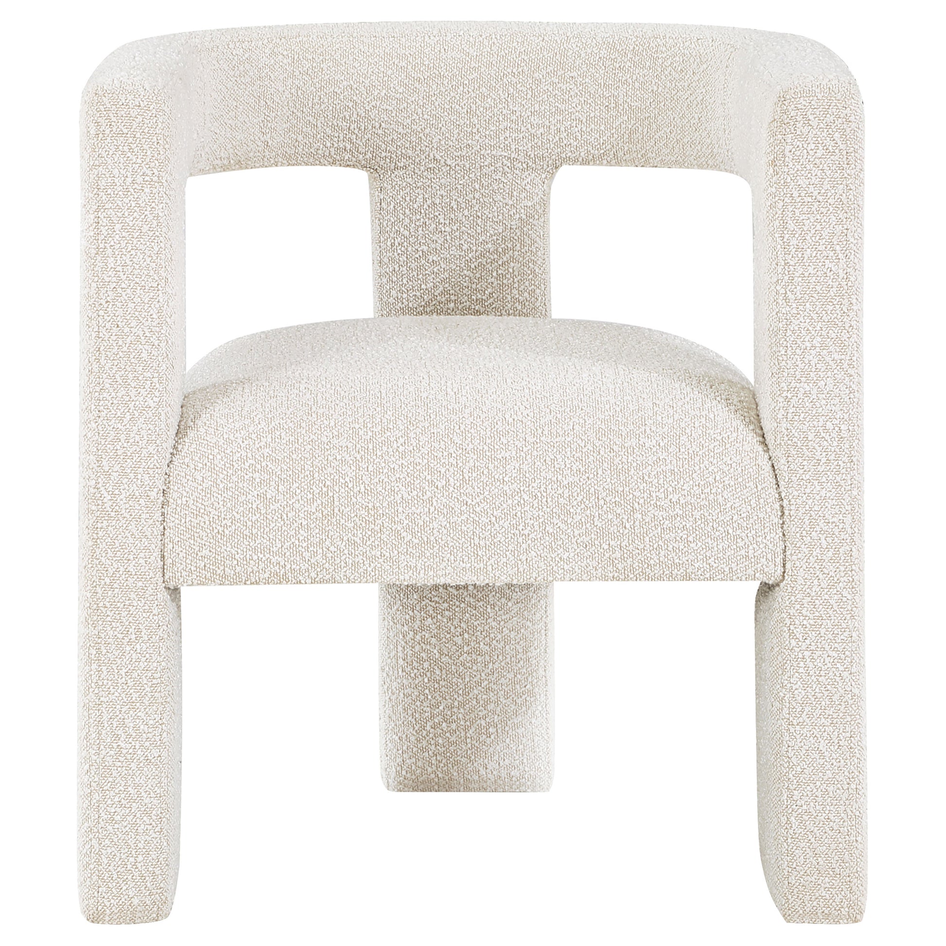 Silla Petra Tapizada en Tela Boucle
