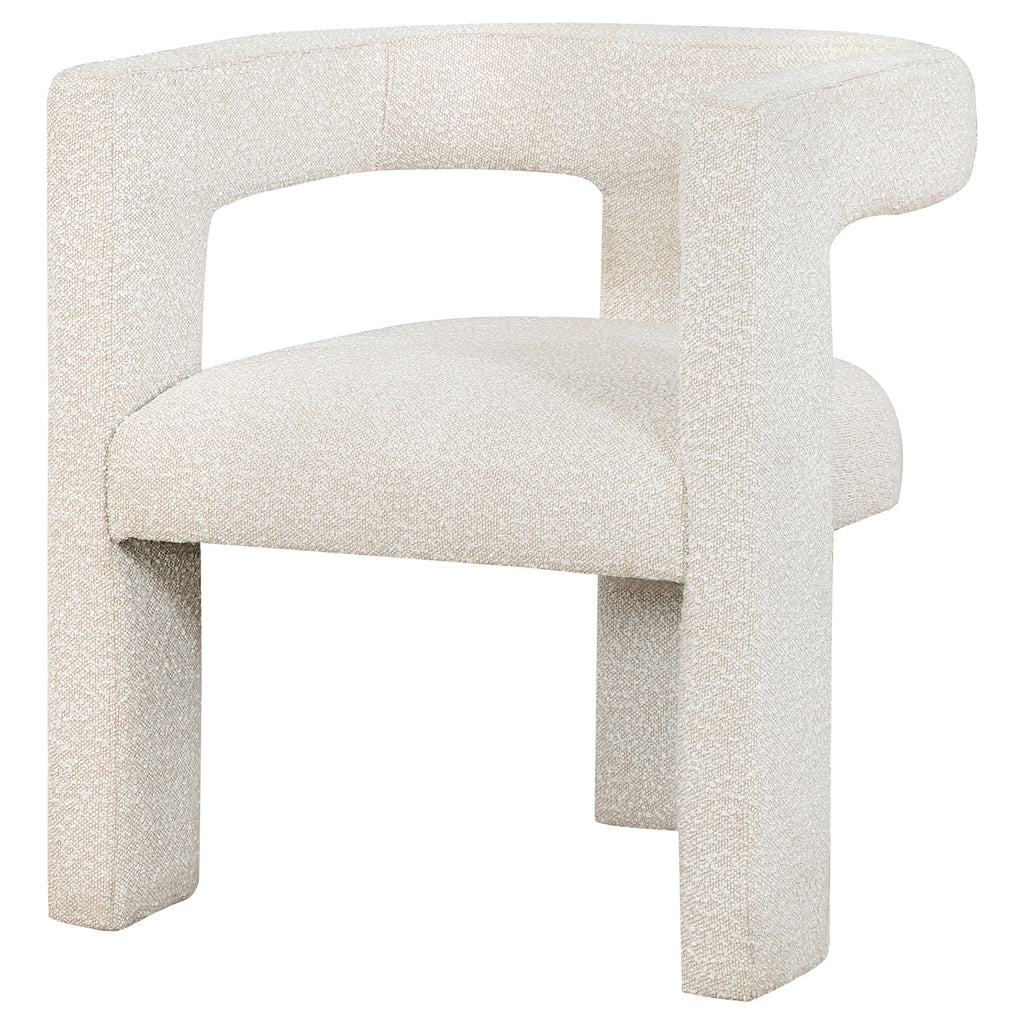 Silla Petra Tapizada en Tela Boucle