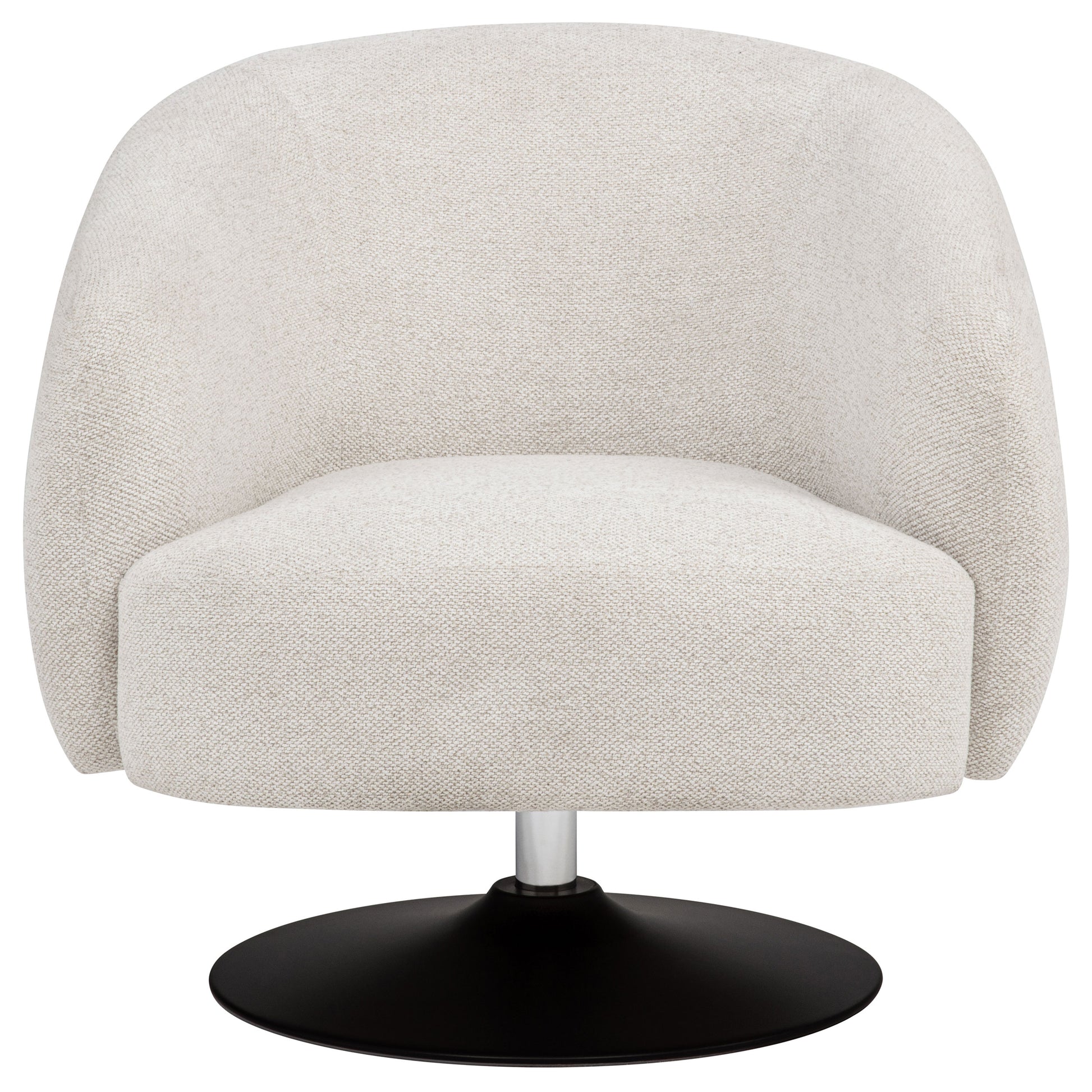 Sillón Respaldo en Forma de Barril y Base Giratoria