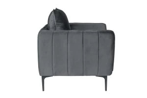 Sillón Complemento Velvet Gris