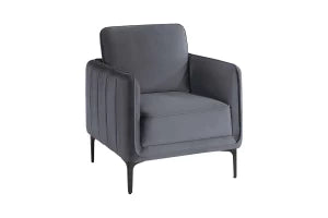 Sillón Complemento Velvet Gris