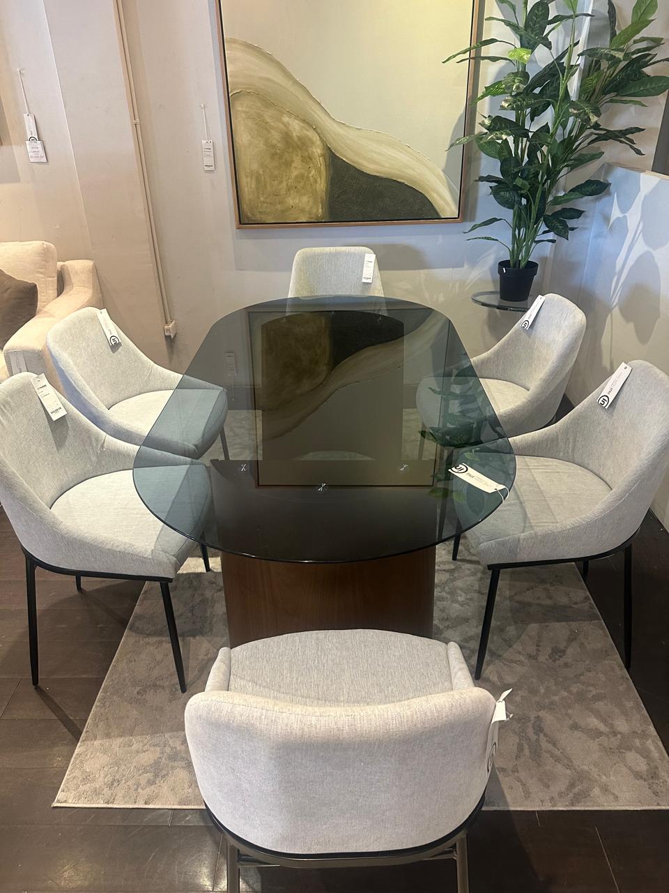 Comedor Oval Completo