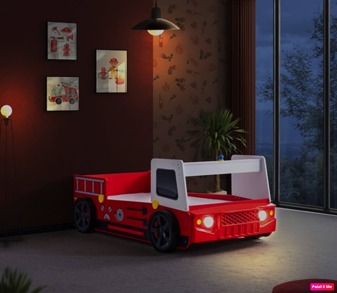 Cama individual bombero